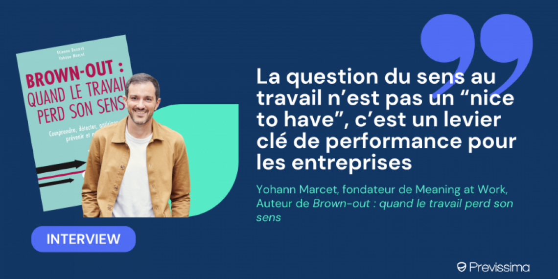 [INTERVIEW] Brown-out : quand la perte de sens nuit au travail