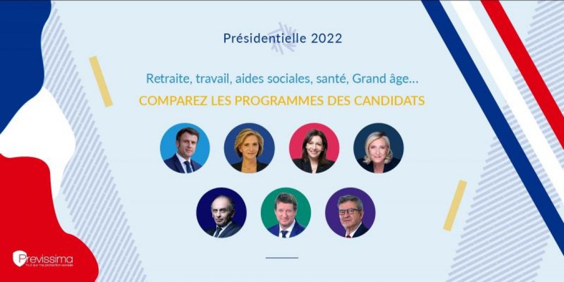 Présidentielle 2022 : comparatif des programmes des candidats en matière de protection sociale (Infographie)