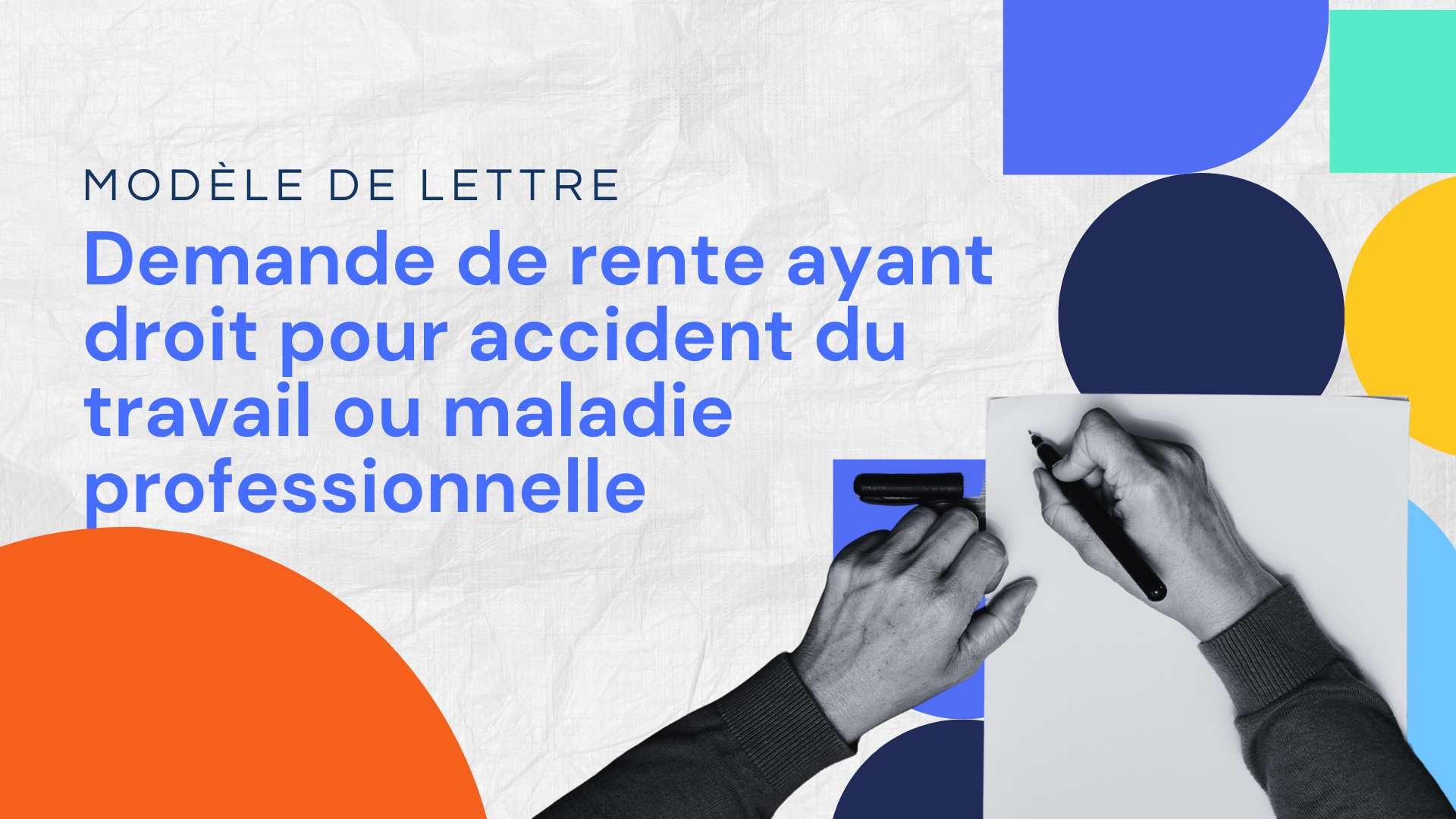 Lettre de demande de rente ayant droit pour accident du travail ou maladie professionnelle