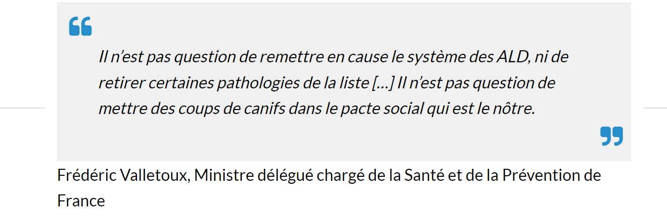 ALD prise en charge