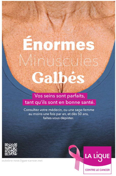 affiche 2023 octobre rose dépistage cancer du sein 